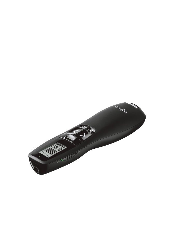 Logitech - Logitech R800 Presentation Remote with LCD Display and with Laser Pointer Green Color - Image 1