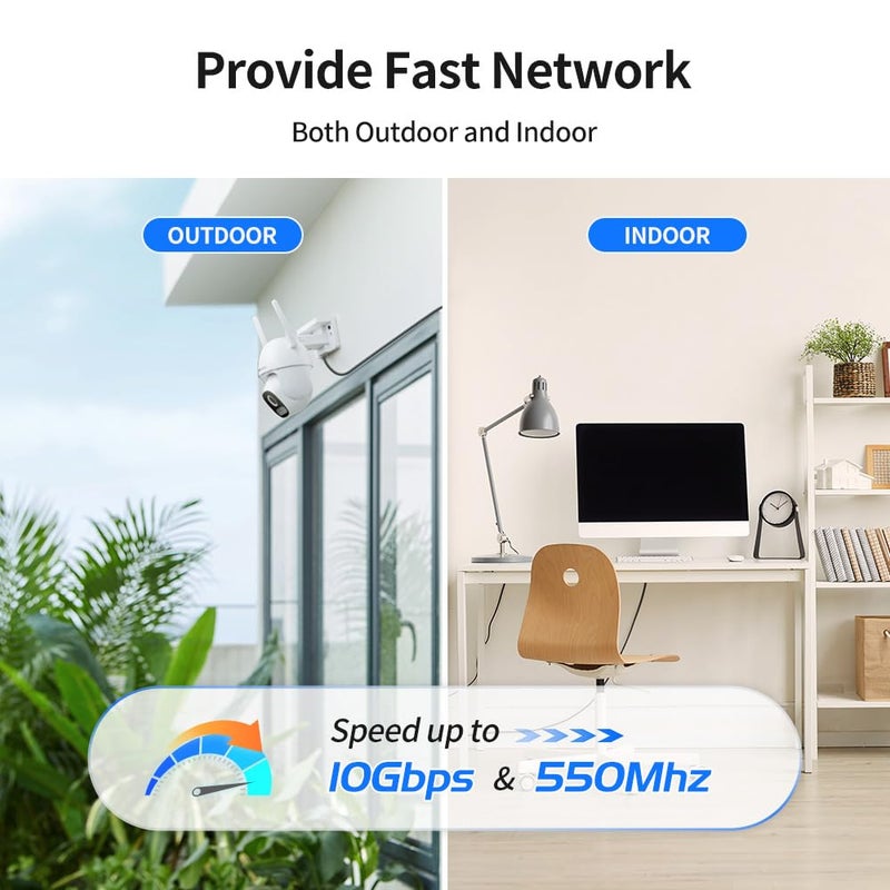 XANHAM Cat6 Shielded Outdoor Ethernet Cable 250 Feet Waterproof and UV Resistant Direct Burial Jacket 23AWG Solid Copper Cat 6 FTP Network Cable, for POE and Internet Cabling Application - Image 5
