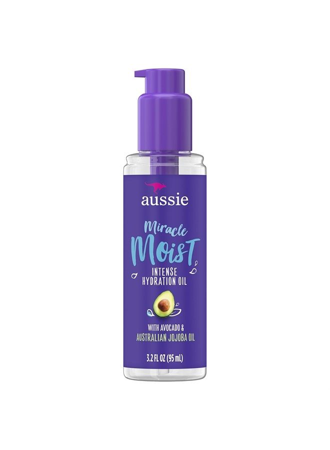 Aussie Miracle Moist Intense Hydration Oil With Jojoba Oil 3.2 Oz - Image 1