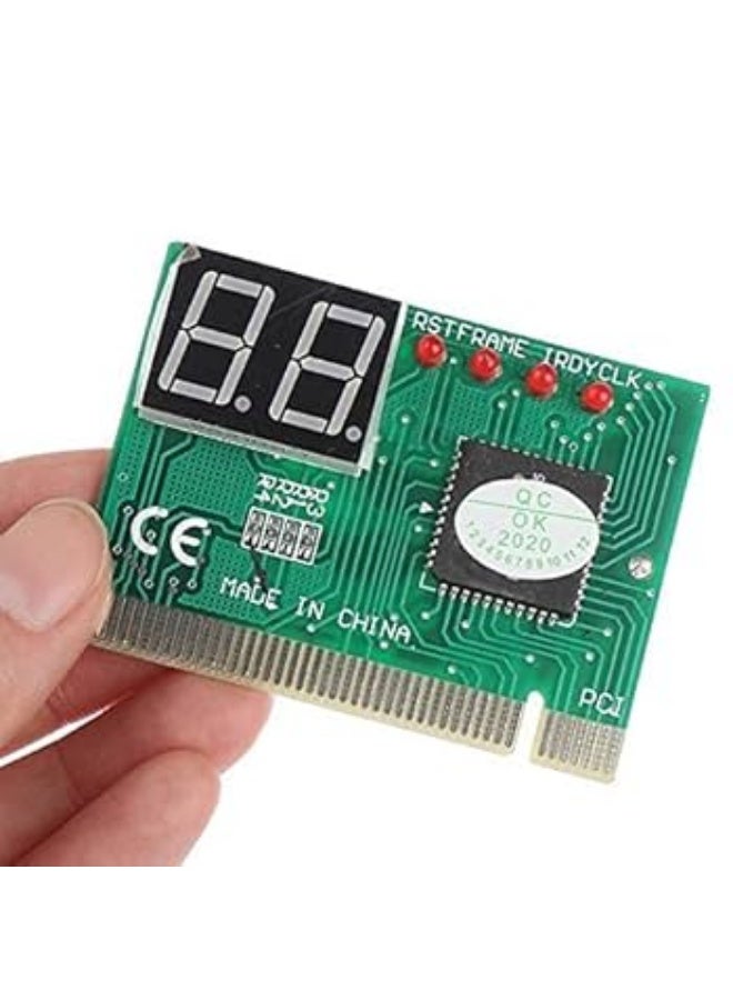 Yanmai 2-Digit PCI Diagnostic Motherboard Tester for Troubleshooting - Image 1