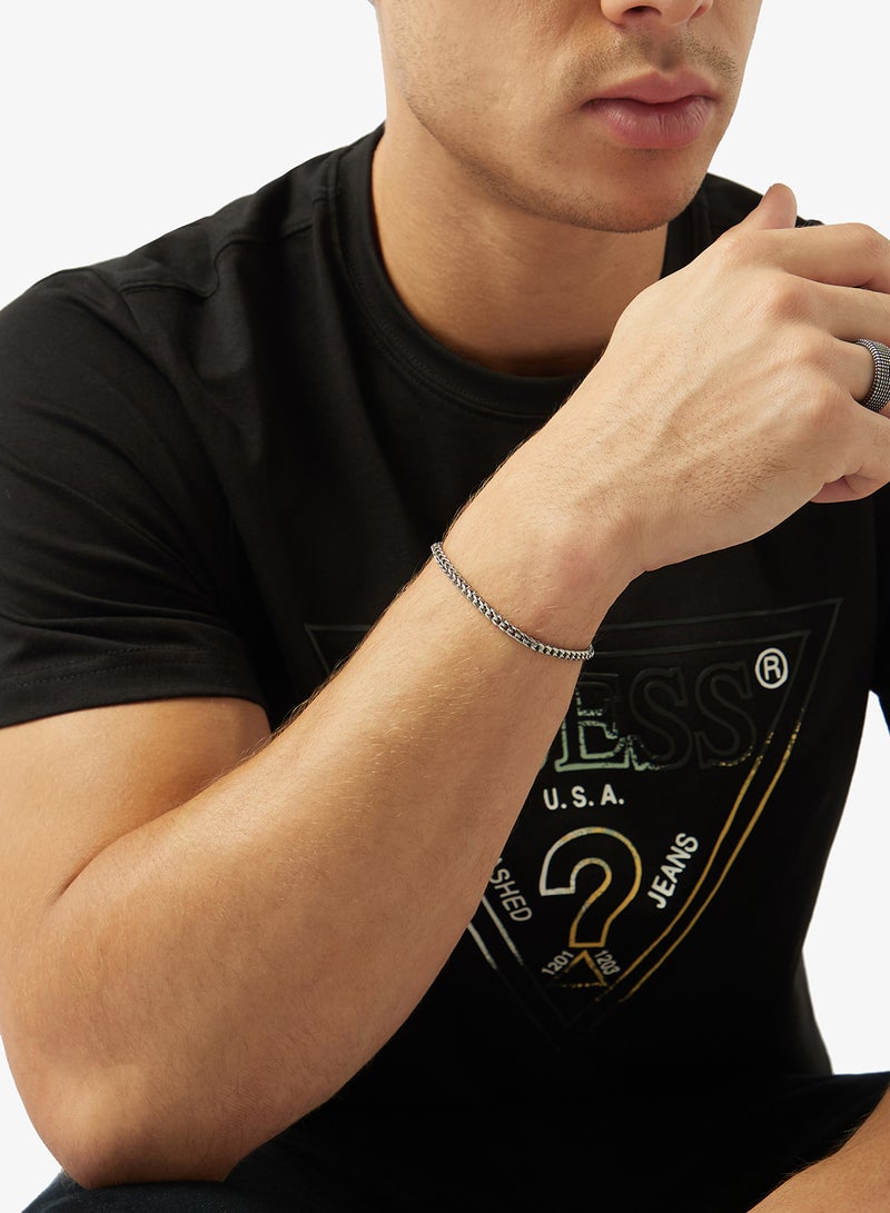 GUESS Squared Curb Chain Bracelet - Image 4