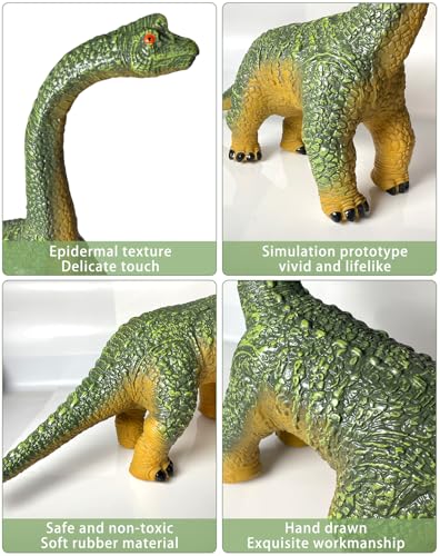YONGJULE Big Brachiosaurus 32 inch, Dinosaur Toys for Kids 3-5, Large Inflatable Dinosaur Toys for Kids Toddler Dinosaur Party Favors, Birthday Gifts for Boys Girls (Green) - Image 3