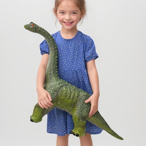 YONGJULE Big Brachiosaurus 32 inch, Dinosaur Toys for Kids 3-5, Large Inflatable Dinosaur Toys for Kids Toddler Dinosaur Party Favors, Birthday Gifts for Boys Girls (Green) - Image 4