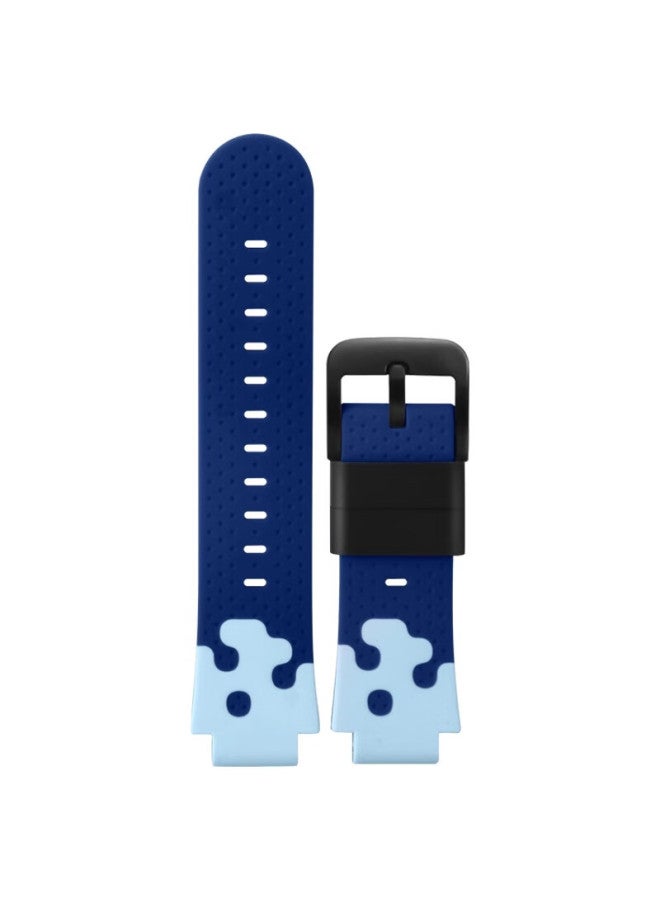Ten Flashes Shan, Xiaotiancai Watch Strap, D3/d3s Children's Smarch, Silicone Replacement Strap, Universal, For Q1a/d2/z9/z8/z7/z5pro, Qingshan Blue - Image 3