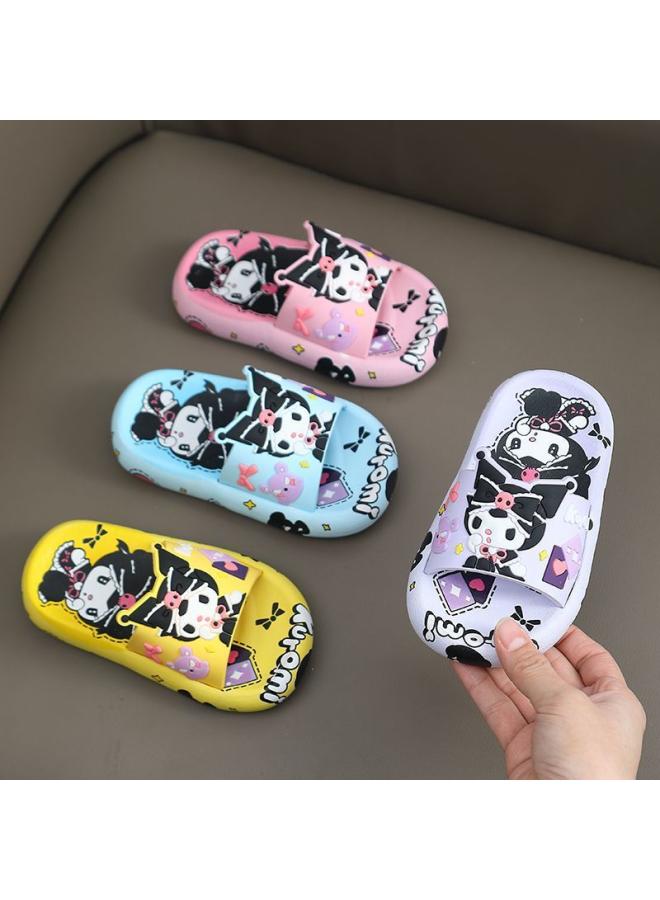 شك صنادل وشباشب للأطفال من Kulomi، صيفية للفتيات، حمام داخلي، غير قابل للانزلاق، جزء سفلي ناعم للأبوين والطفل، سانريو للفتيات الصغيرات والمتوسطة - Image 4