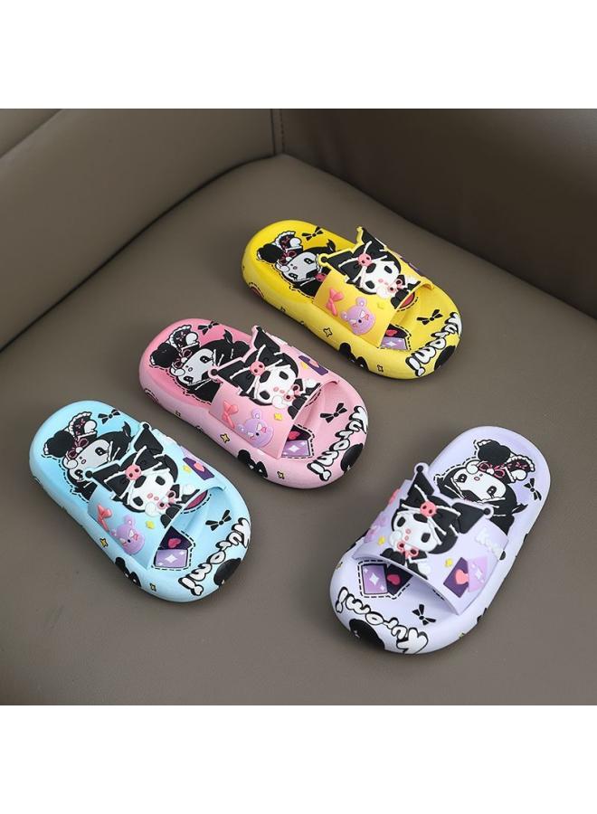 شك صنادل وشباشب للأطفال من Kulomi، صيفية للفتيات، حمام داخلي، غير قابل للانزلاق، جزء سفلي ناعم للأبوين والطفل، سانريو للفتيات الصغيرات والمتوسطة - Image 5