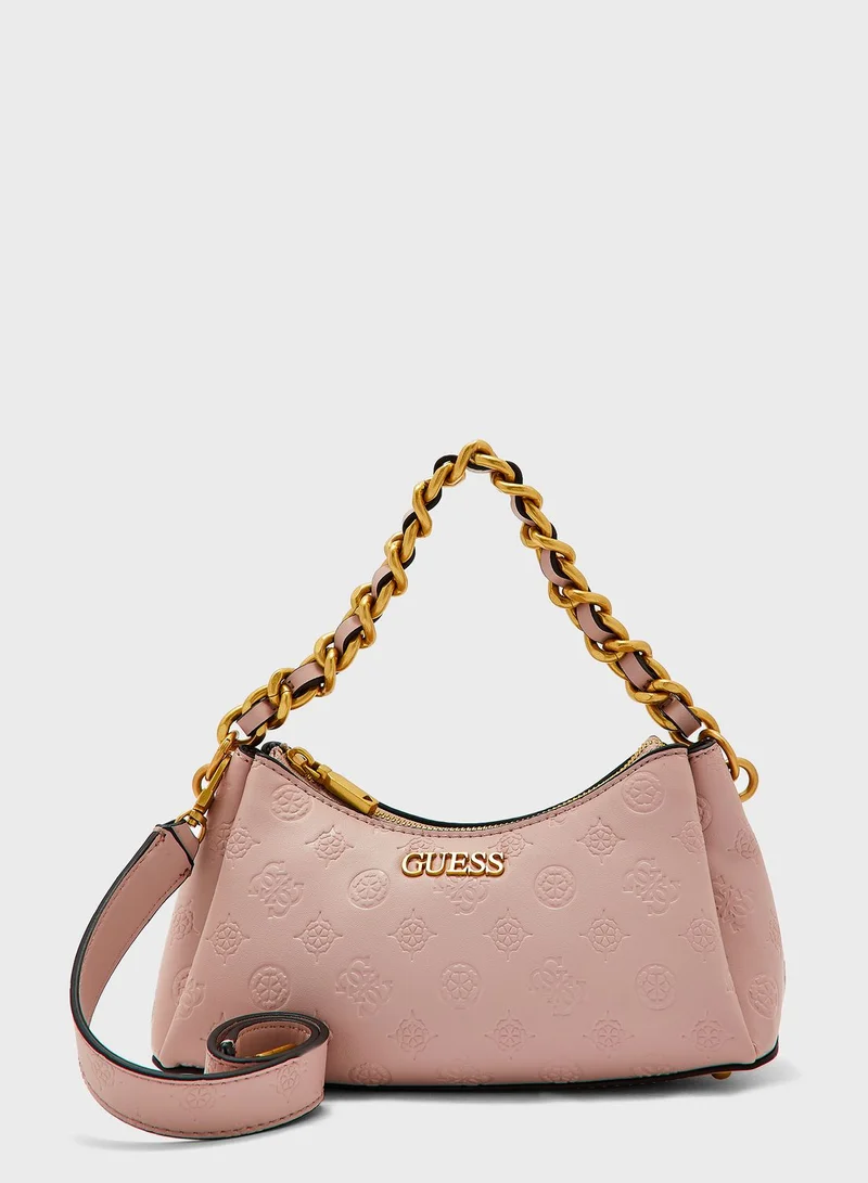 GUESS Geva Top Zip Satchel