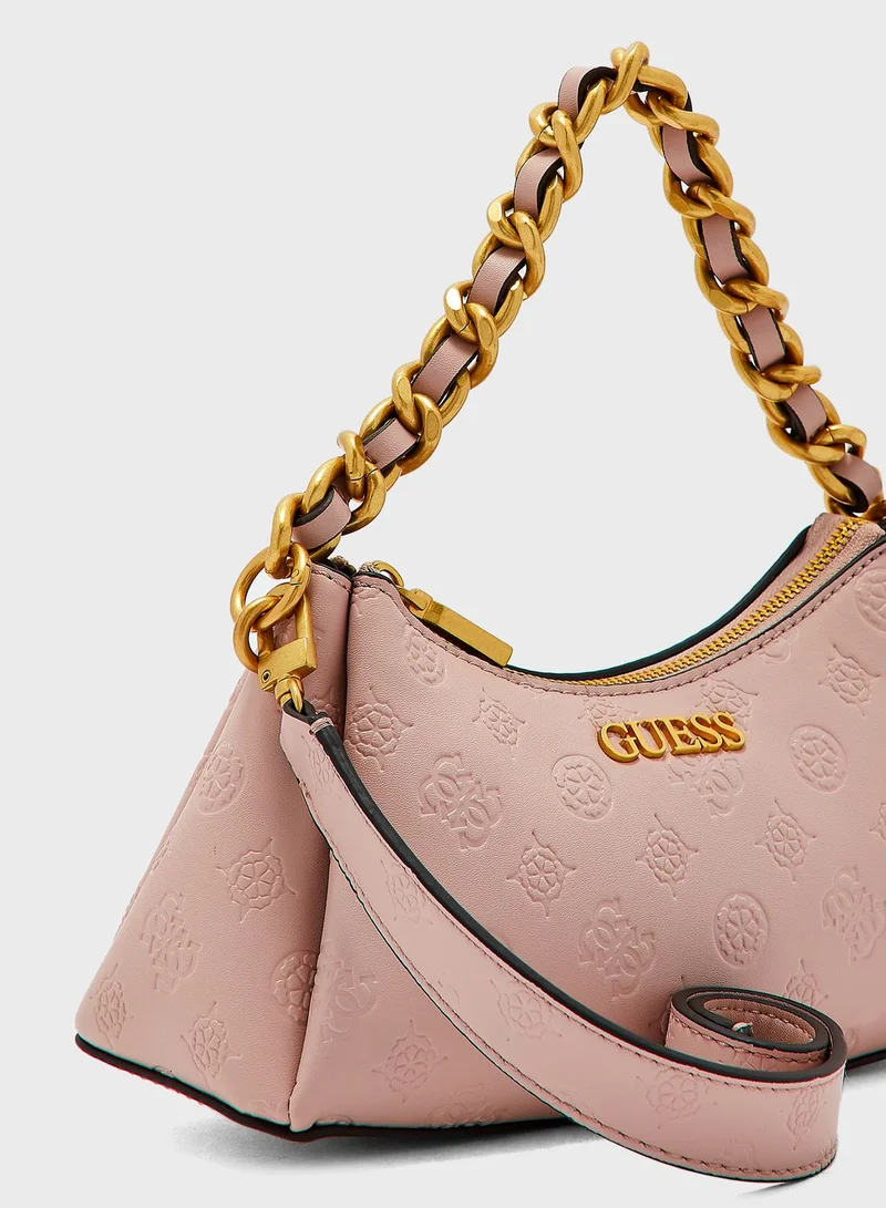 GUESS Geva Top Zip Satchel