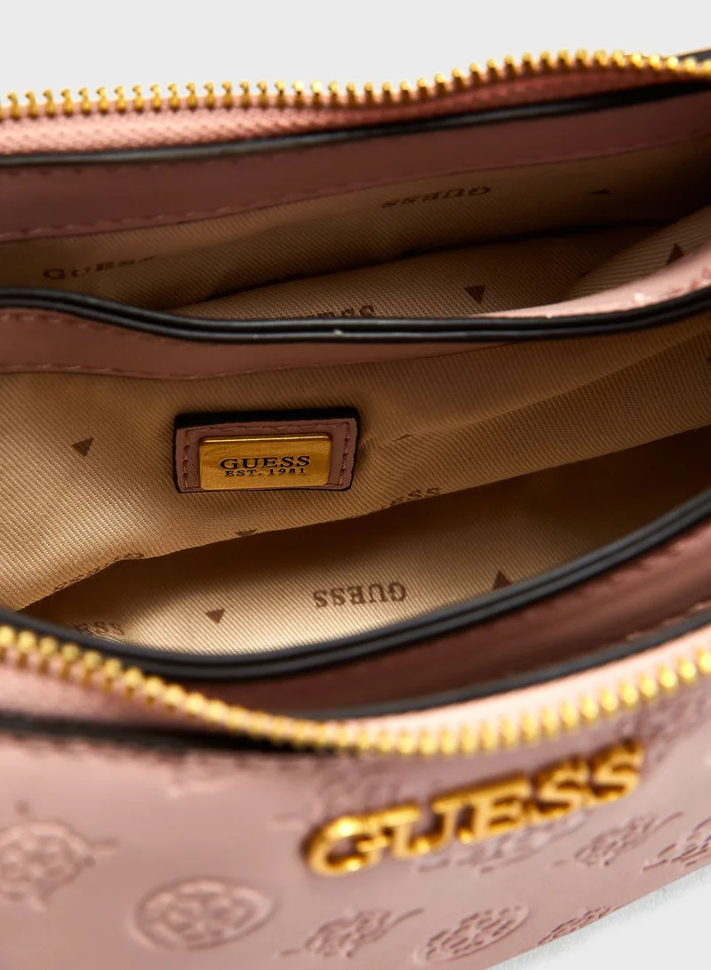 GUESS Geva Top Zip Satchel