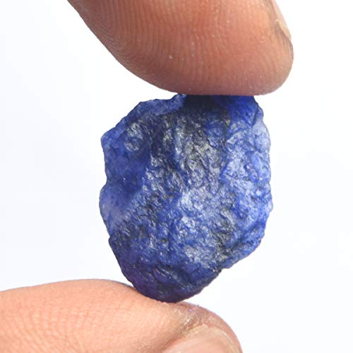 GEMHUB Blue Sapphire Gemstone 8.00 Carat Certified Natural Rough Loose Gemstone for Jewelry Making - Image 4