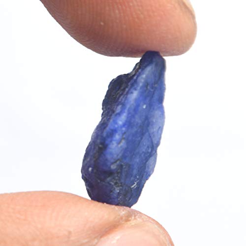 GEMHUB Blue Sapphire Gemstone 8.00 Carat Certified Natural Rough Loose Gemstone for Jewelry Making - Image 3