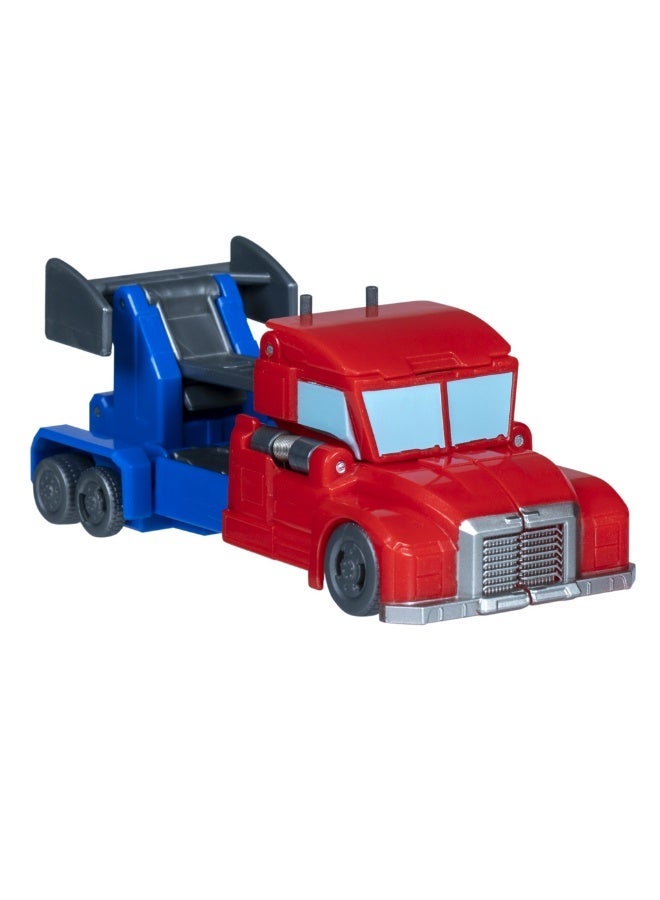Transformers EarthSpark 1-Step Smash Changers Optimus Prime Action Figure - Image 4