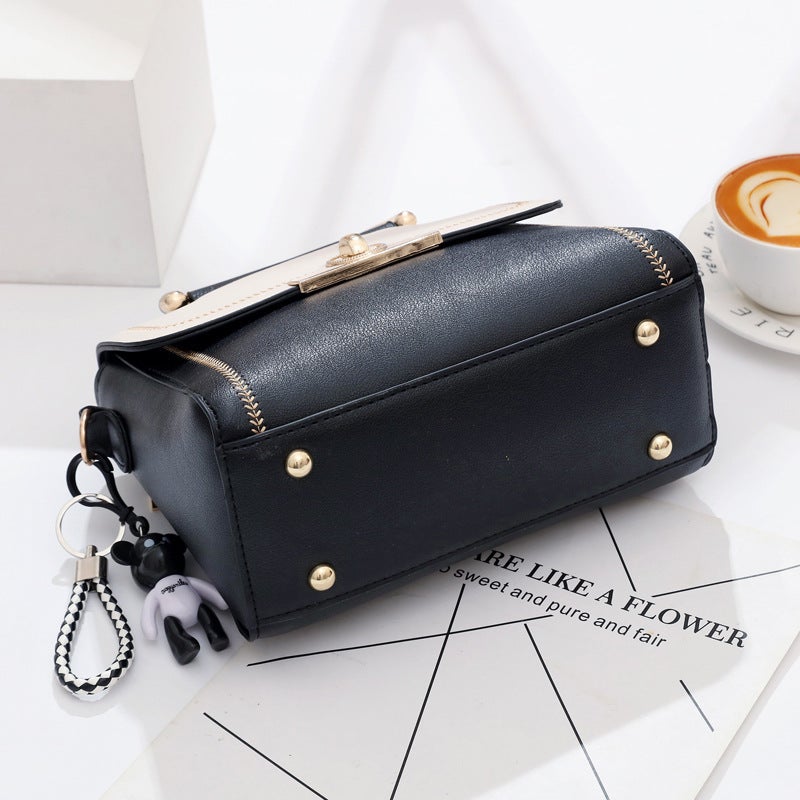 Women'S Bag 2023 Autumn New Fashion Embroidered Lace Portable Small Bag Trendy Color Matching Shoulder Messenger Bag - Image 5