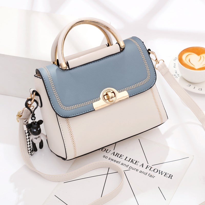 Women'S Bag 2023 Autumn New Fashion Embroidered Lace Portable Small Bag Trendy Color Matching Shoulder Messenger Bag - Image 2