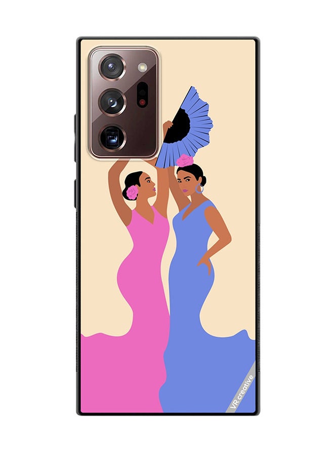 VR CREATIVE Protective Case Cover For Samsung Galaxy Note20 Ultra 5G Spanish Women Dancing Flamenco Design Multicolour - Image 1