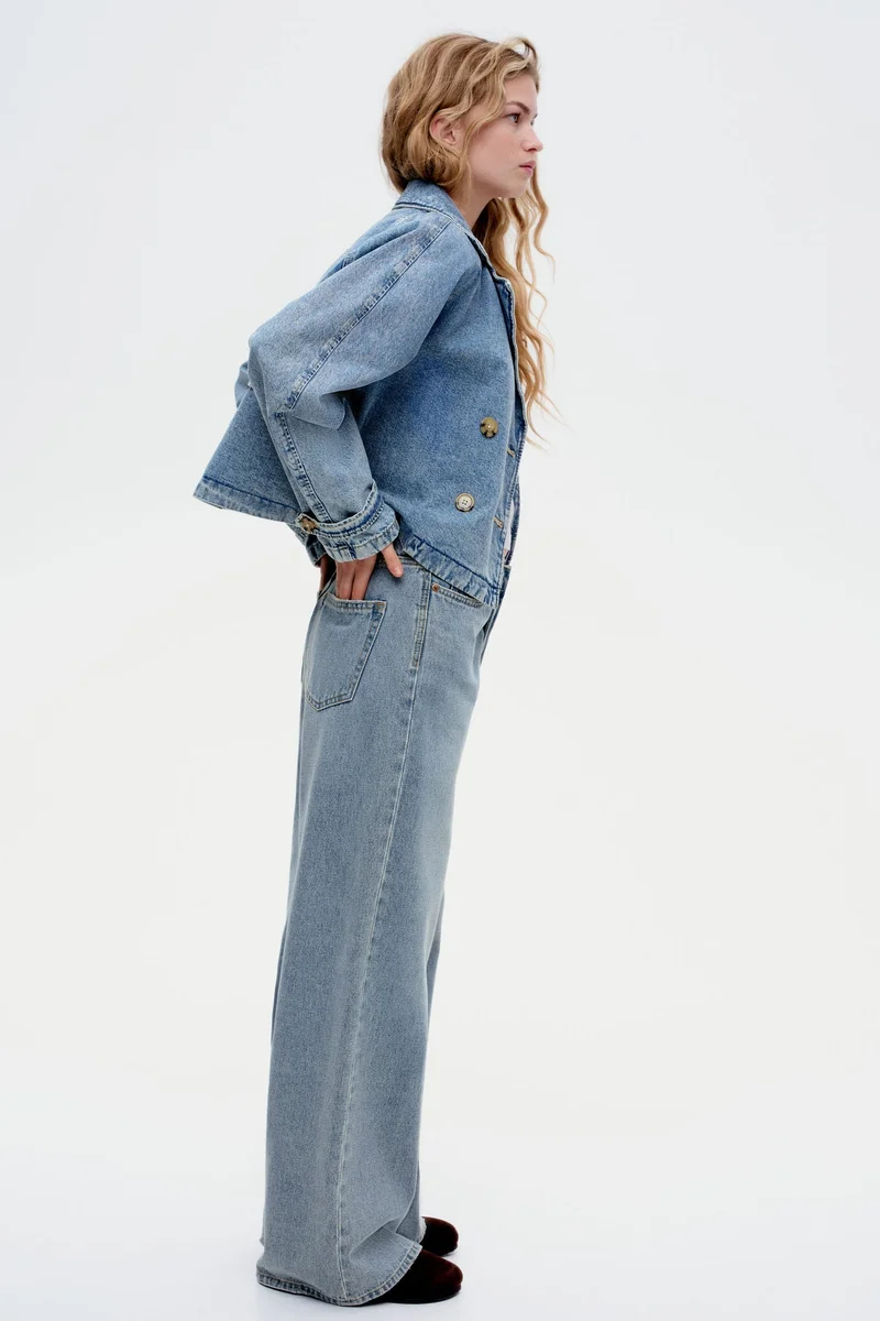 اتش اند ام Short trench coat