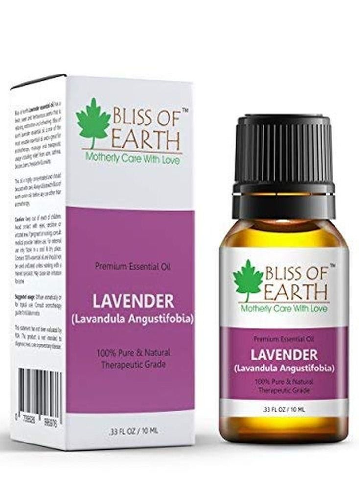 BLISS OF EARTH Bliss Of Earth Organic Natural  Australian Tea Tree Lavender Eucalyptus Rosemary Lemongrass Essential Oil Therapeutic Grade 10ml Combo Pack of 5  - Image 5