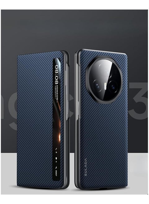 Case Compatible with Honor Magic V3 Case, Carbon fiber texture, Double sided full package, earthquake and fall resistant, Automatic wake-up/sleep mode,case for Honor Magic V3