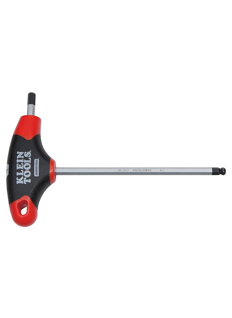 Klein Tools Klein Tools JTH6E09BE 9/64-Inch Ball-End Hex Key with Journeyman T-Handle, 6-Inch  - Image 1