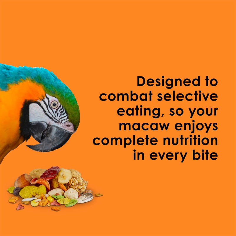 Kaytee Fiesta Macaw Food, Nutritious and Fun Blend, Supports Skin, Feather, Digestion, Brain and Heart Health, 4.5 pounds - Image 4