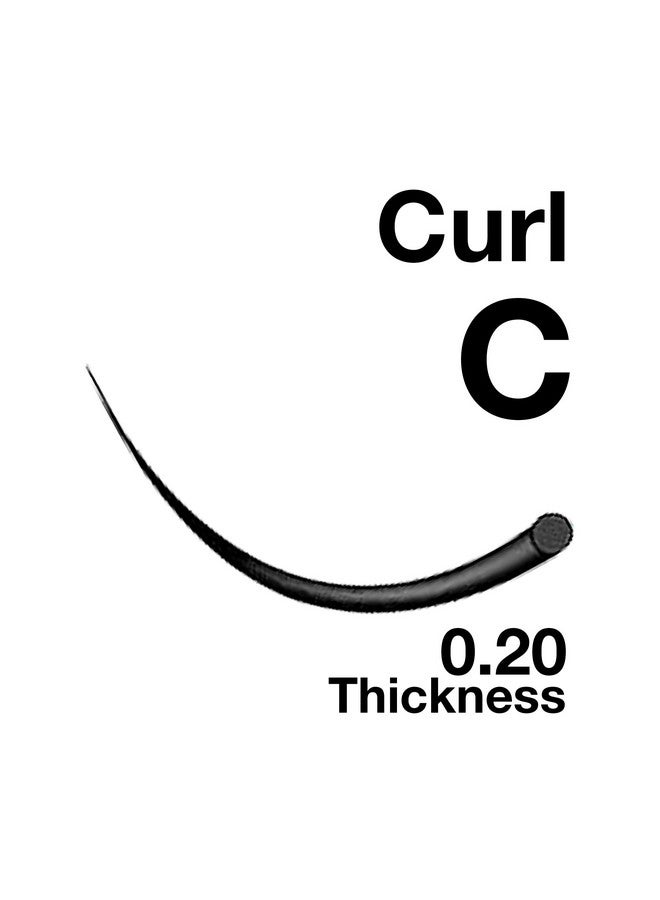 EMILYSTORES Eyelash Extensions 0.20Mm Thickness C Curl 8Mm Length Natural Looking Individual Volume Eyelashes For Lash Extensions(0.20C8Mm) - Image 2