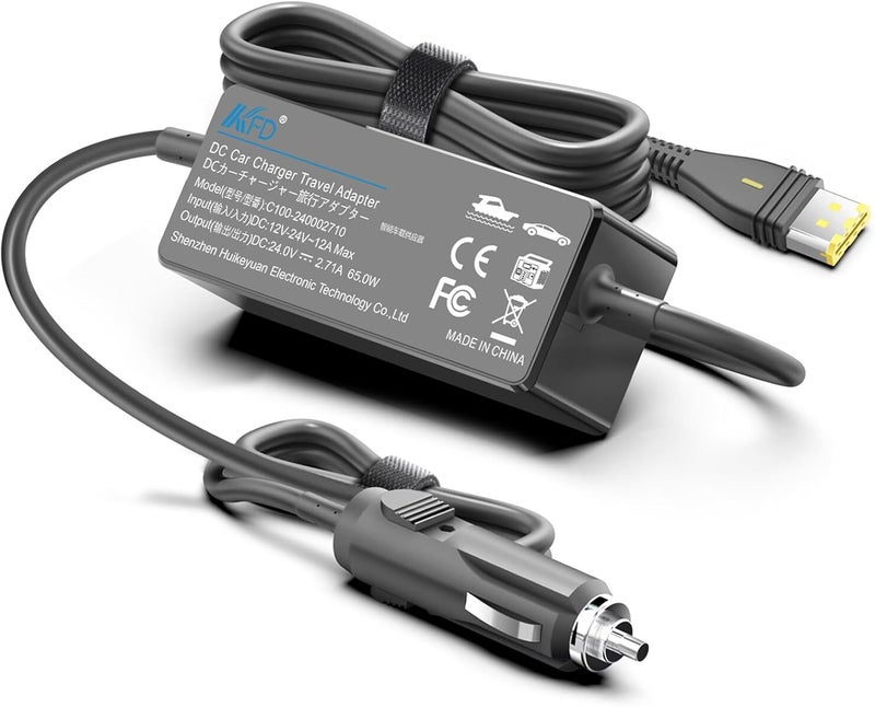 KFD 24V 2.71A 65W Car Power Supply for Resmed AirSense 11 CPAP Machine AirSense 11 AutoSet11 Elite CPAP DC Adapter Resmed 11 S11 39205 E1399 390010 R390-7230 Charging Cable 12 V ~ 24 V Car Charger - Image 1