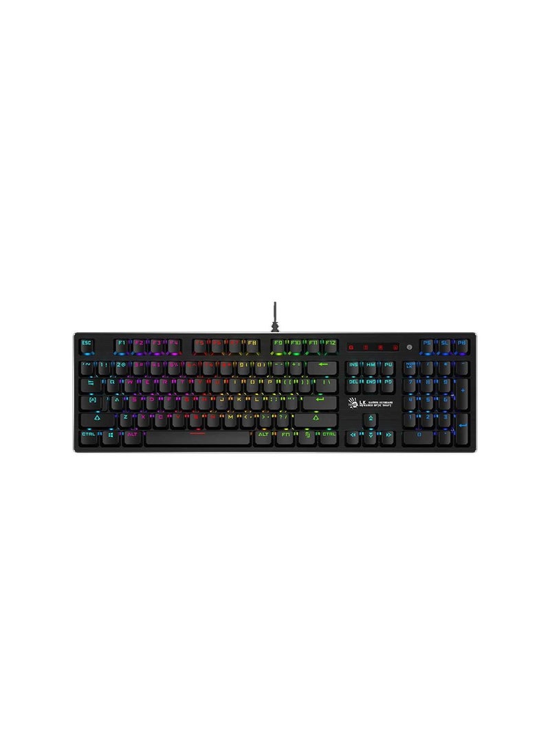 Bloody - Bloody Light Strike RGB Animation B820R Mechanical Gaming Keyboard, Trending New Design, User Friendly, Best Fit For Office Work, Gaming, PUBG(Player Unknown Battle Ground), Call of Duty, Fortnite, Fi - Image 1