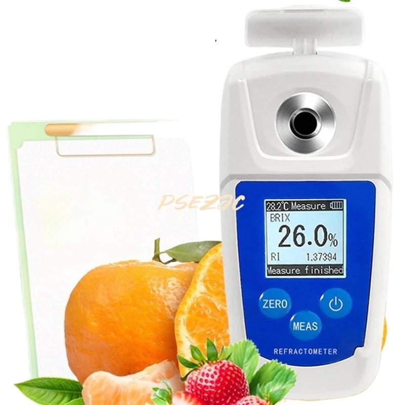 Refractometer, Sugar Refractometer Digital Display Fruit Sugar Meter Fruit Juice Beverage Sugar Content Meter Detector,for Honey,ph Refractometer - Image 3