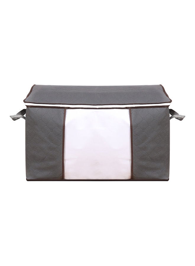 Non Woven Fabric Folding Blanket Storage Bag Grey - Image 1