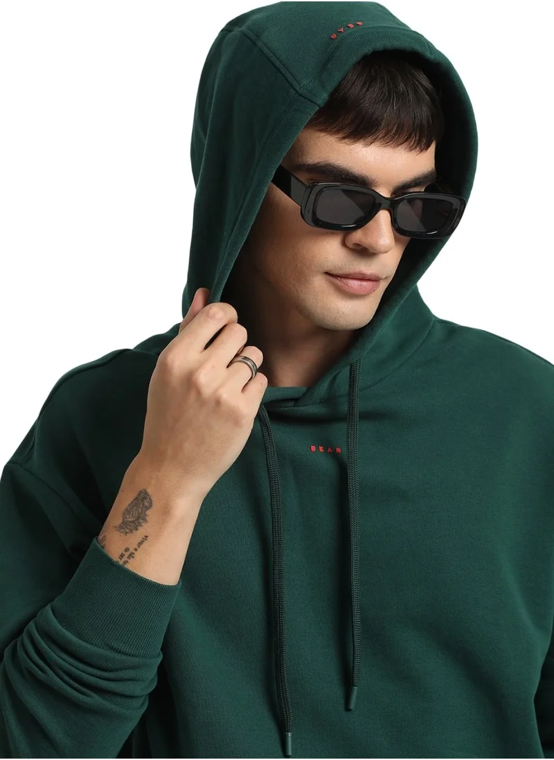 ذا بير هاوس Men's Hoodie Casual Pullover Sweatshirt with Kangaroo Pocket and Adjustable Hood Soft Warm and Stylish for Winter Travel and Everyday Wear