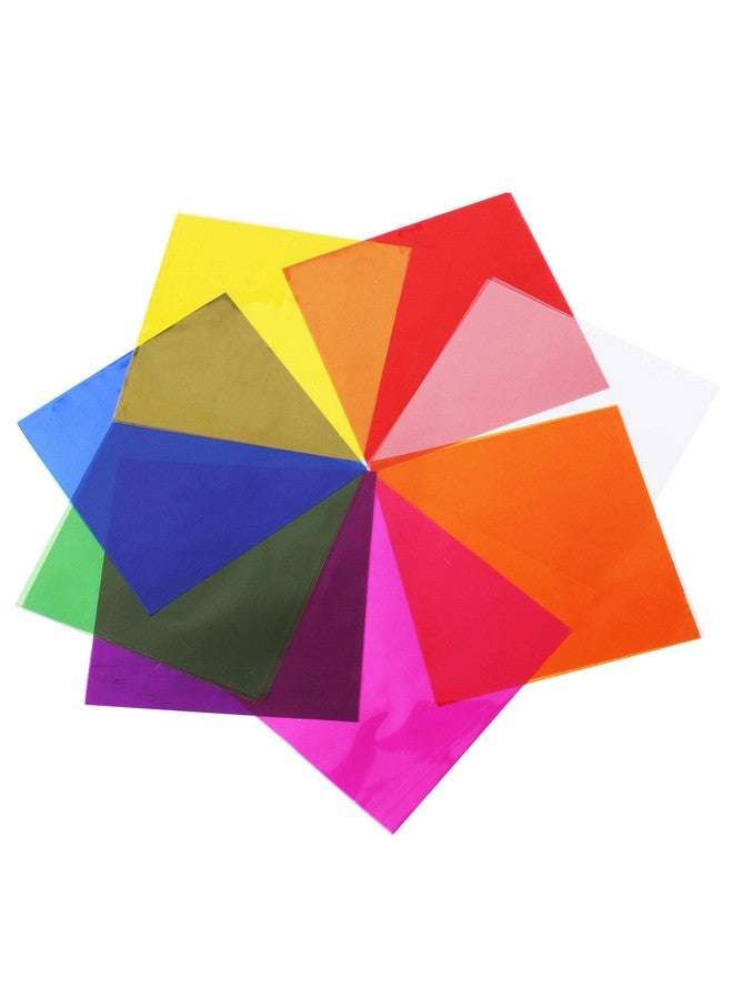 Morepack أوراق السيلوفان 120 قطعة 7.5 × 7.5 بوصة أوراق سيلوفان ملونة للتزيين والحرف اليدوية - Image 1