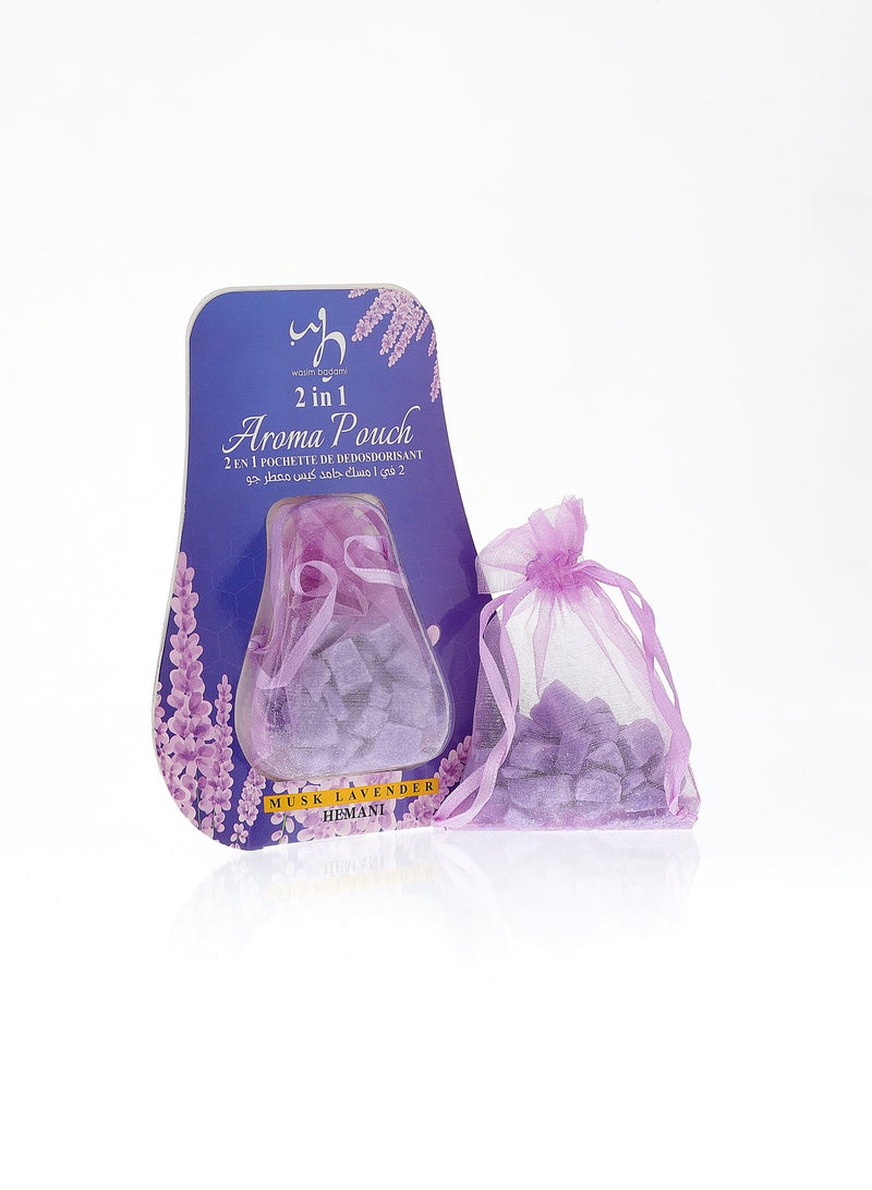 HEMANI Hemani Musk Lavender Aroma Pouch 2in1