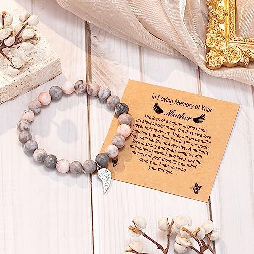 UPROMI Sympathy Gifts for Loss of Mom Mother, Sympathy Bracelet Bereavement Remembrance Gifts, Memorial Jewelry Condolence Grief Sorry for Your Loss - Image 5
