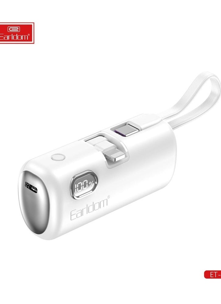 NEW Mini 5000mAh Power Bank – 22.5W Fast Charging Portable PD41 Powerbank - Image 1