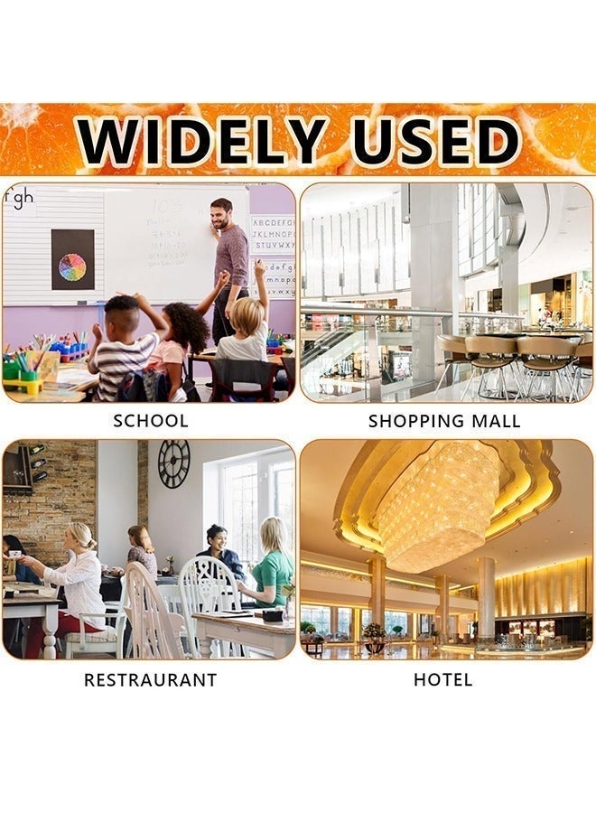 10 Packs Urinal Screens Deodorizer, Urinal Cake Anti-SplashOdor Freshener – Ideal for Hotels，Schools, Bathrooms, Restrooms, Office.(Orange) ﻿ - Image 4