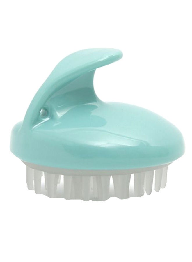 NIBEMINENT Soft Shampoo Massage Brush Blue/White 9centimeter - Image 1