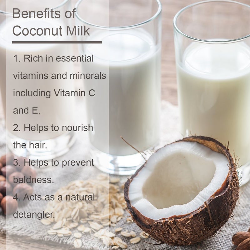 L LUSETA Luseta Hair Oil Hair Repair Serum Coconut Argan Marula Oil Sulfate Free Paraben Free (Coconut Oil) - Image 2