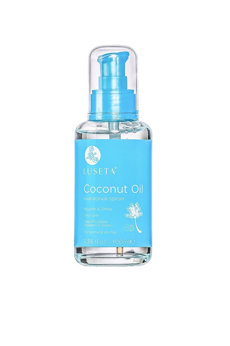 L LUSETA Luseta Hair Oil Hair Repair Serum Coconut Argan Marula Oil Sulfate Free Paraben Free (Coconut Oil) - Image 1