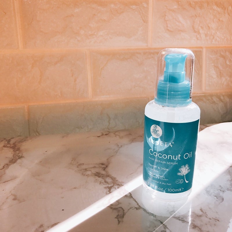 L LUSETA Luseta Hair Oil Hair Repair Serum Coconut Argan Marula Oil Sulfate Free Paraben Free (Coconut Oil) - Image 3