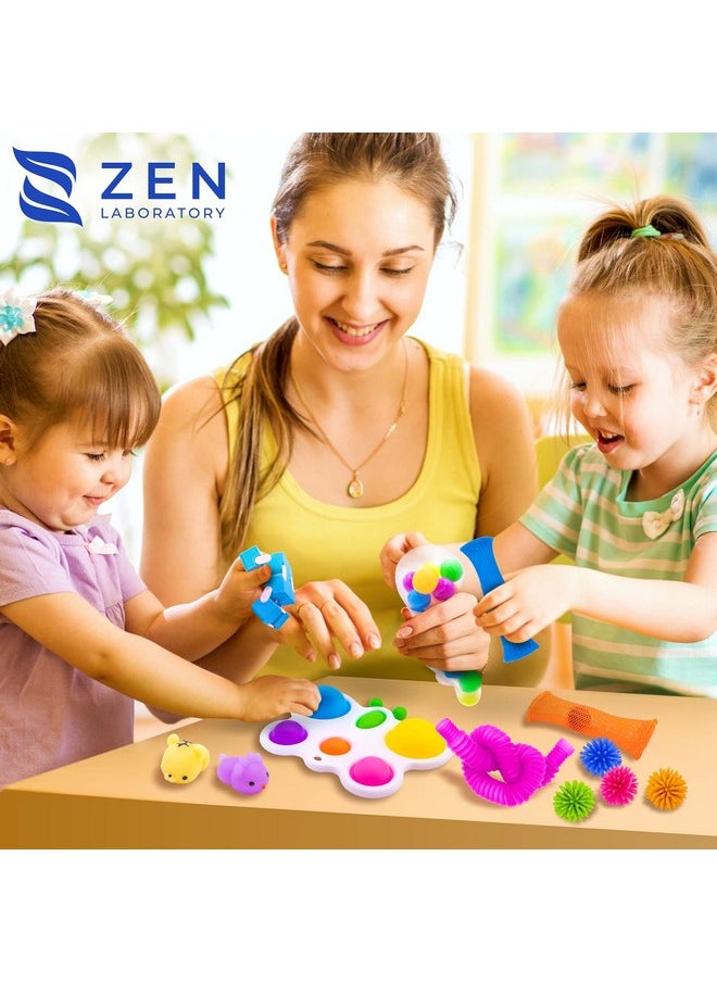 Zen Laboratory 50 Pcs Fidget Toys Pack - Kids Stocking Stuffers Gifts For Kids, Party Favors Autism Autistic Children - Adults Stress Relief Sensory Toy - Adhd Toys Bulk For Classroom Treasure Box Prizes - Pop Its  - Image 5