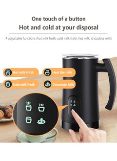 Joshberg Electric Milk Frother, 4 in 1 Milk Steamer,11.8oz/350ml Automatic Warm and Cold Foam Maker for Coffee,Latte, Cappuccino, Macchiato, Hot Chocolate  - Image 2