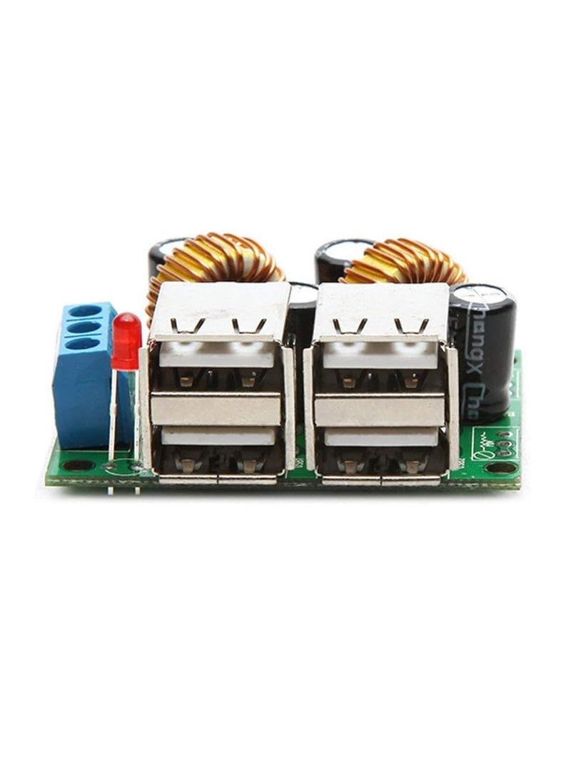 iduino IDUINO 4 USB Port Step Down Power Supply Voltage Regulator Converter Module DC 9V 12V 24V 36V to 5V 3A For Car  - Image 5
