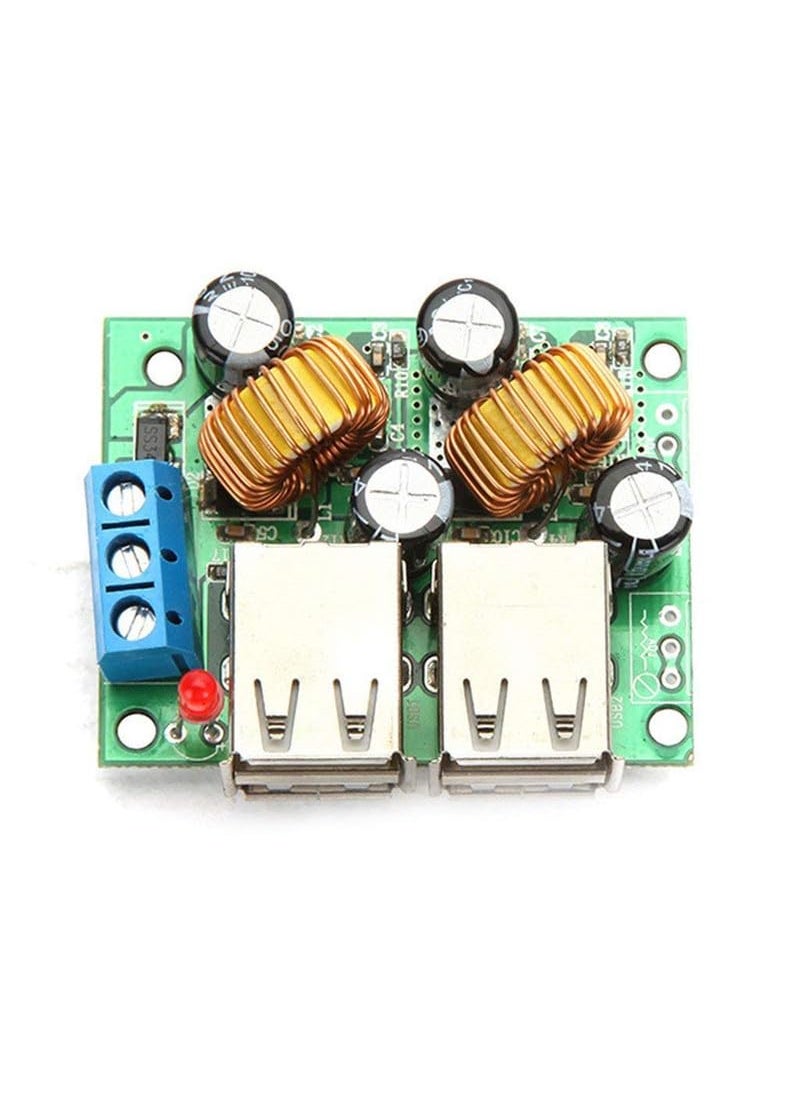 iduino IDUINO 4 USB Port Step Down Power Supply Voltage Regulator Converter Module DC 9V 12V 24V 36V to 5V 3A For Car  - Image 4