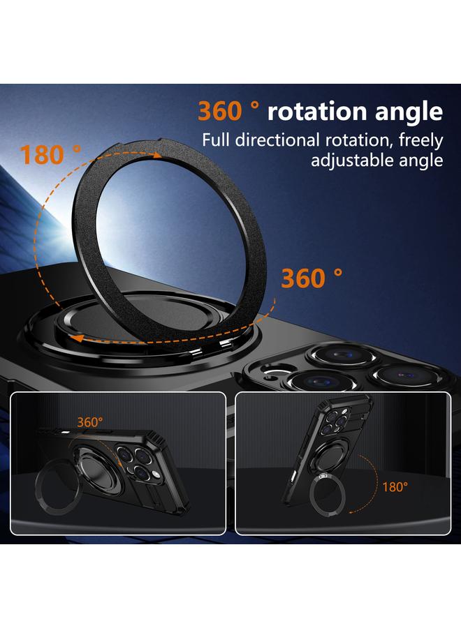 اس-توب جراب لهاتف iPhone 16 Pro Max مع حامل مغناطيسي دوار - Image 4