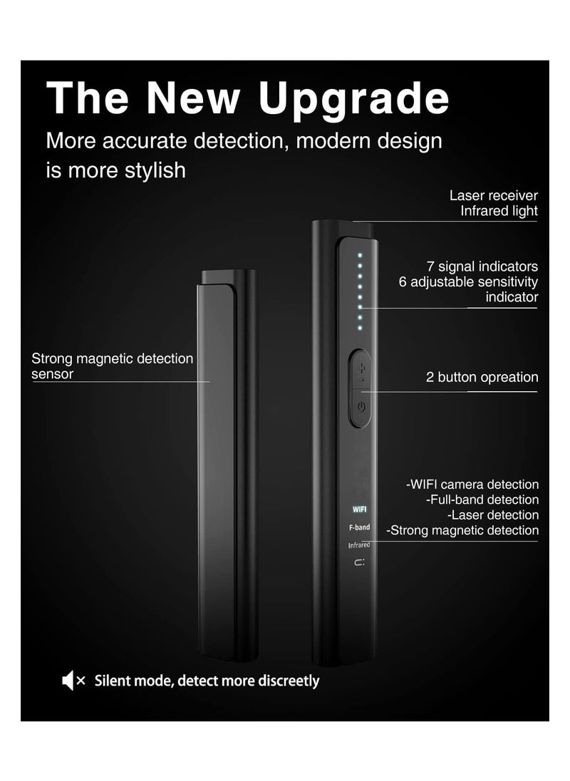 SYOSI Camera Detectors, Professional Anti Detector, for Tracker Device, Portable for Car,Office,Travel, Hidden Devices Detector, for Hotel, Car, Office, Travel, RF Signal, IR laser Detector  - Image 2