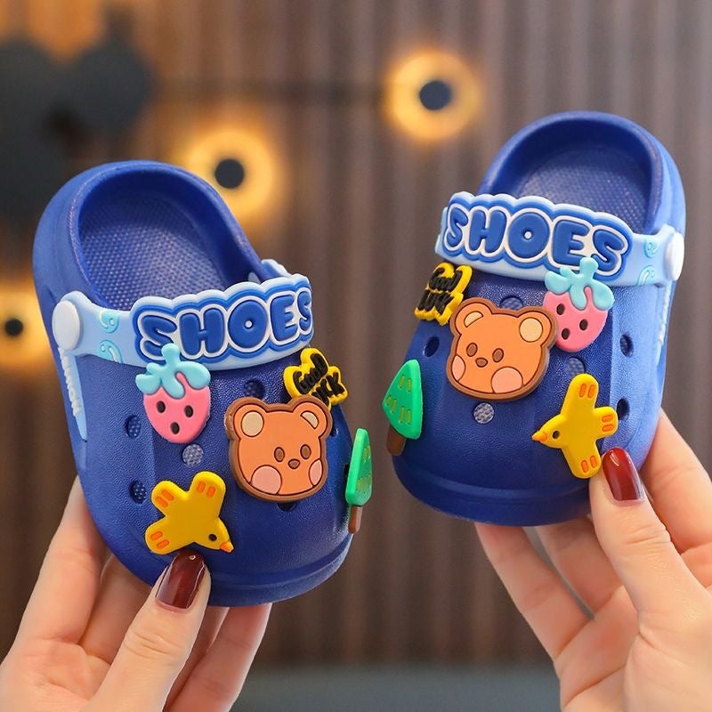 Children'S Slippers, Closed-Toe Boys' Sandals, Cartoon Non-Slip Soft Sole Indoor Home 2024 Baby Clogs, Cute Girls' Slippers - Image 5