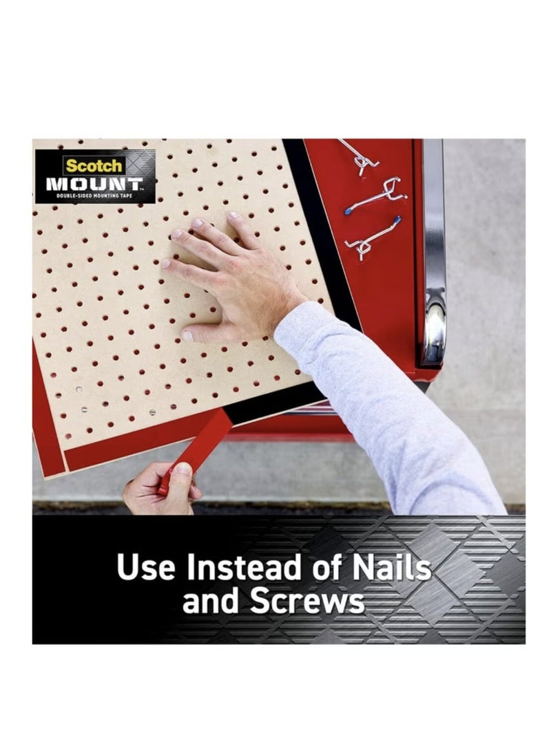 Scotch  Heavy-Duty Double-Sided Tape, Made in the USA, with an Exceptional Weight Capacity of up to 13kg – Versatile and Reliable. - Image 2