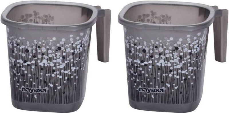 NAYASA كوب استحمام بلاستيكي ناياسا (أسود 1.5)