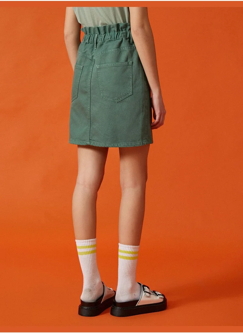 KOTON Jean Skirt Cotton