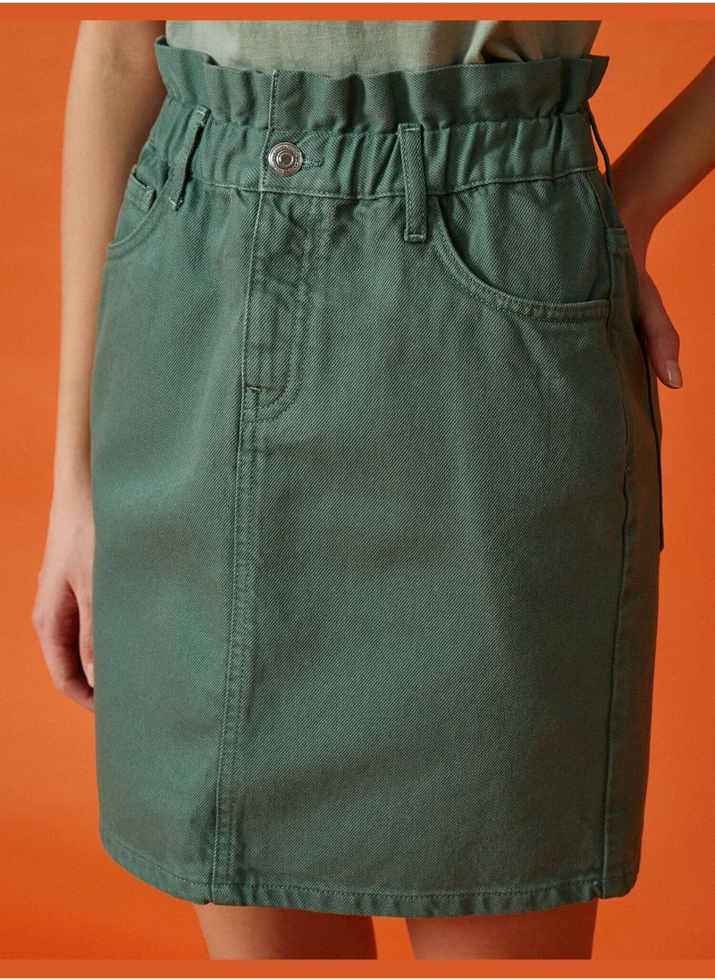 KOTON Jean Skirt Cotton